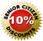 Senior Citizens 10% Discount