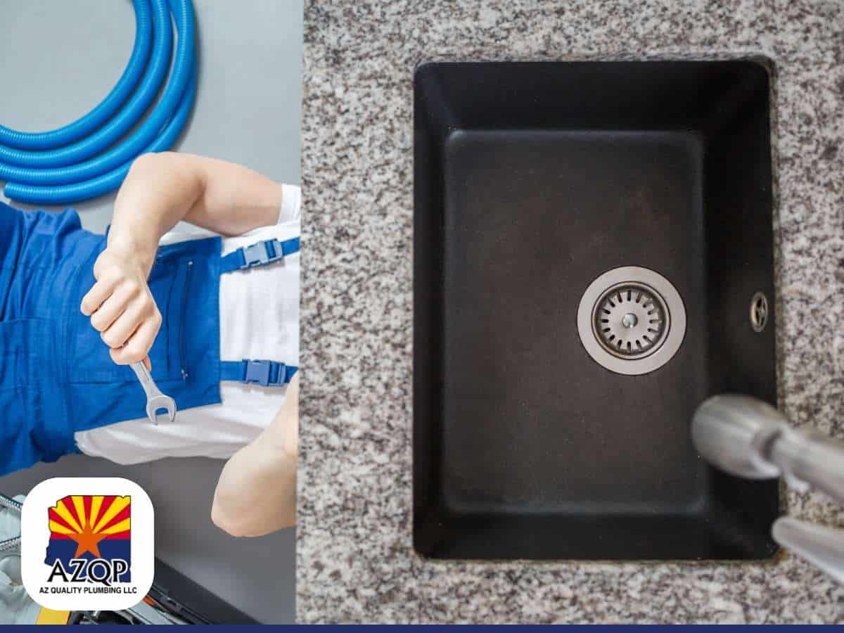 Kitchen Sink Plumbing Repair by AZ Quality Plumbing